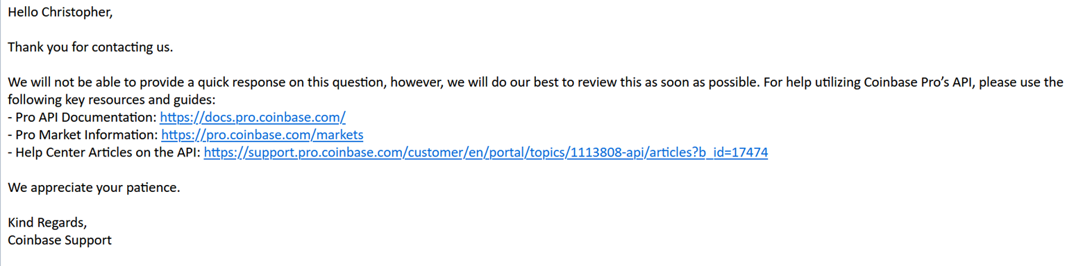Coinbase email 2